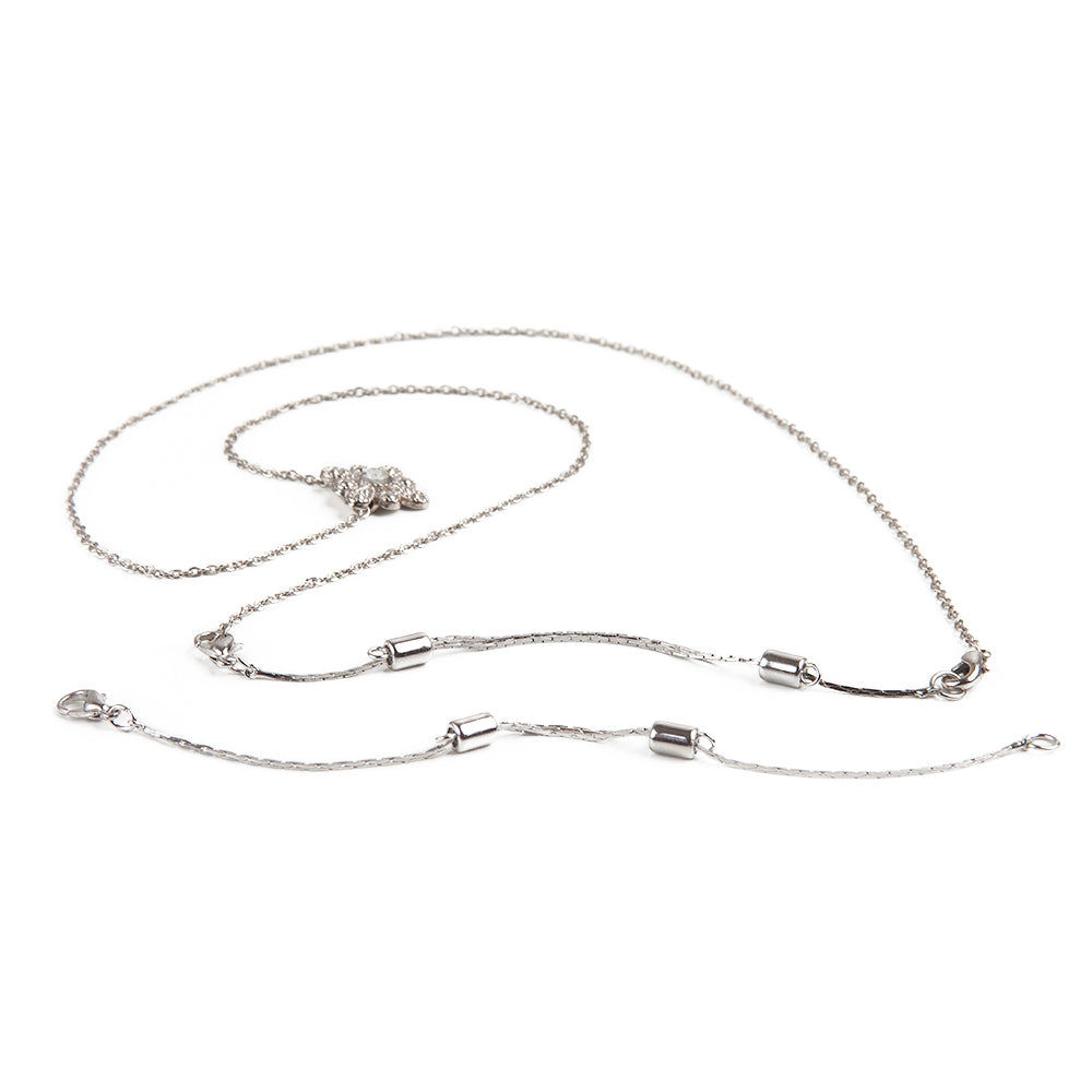 Silver Adjustable Necklace Extender