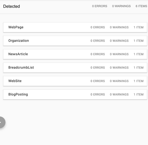 schema and breadcrumbs results