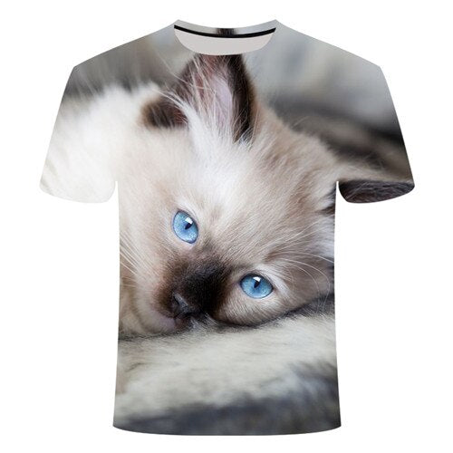 Cat Ragdoll 3d T Shirt Buzypets