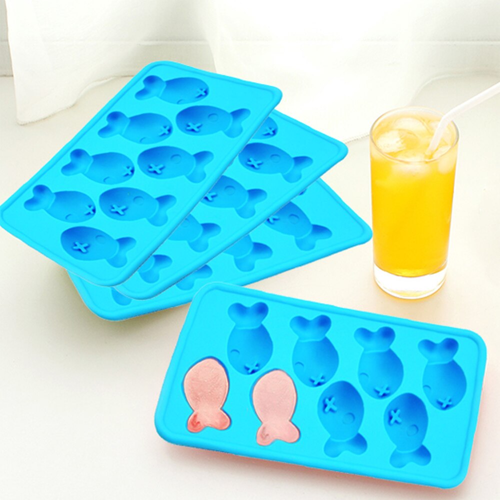 2pcs/set Penguin & Polar Bear Silicone Ice Cube Mold - Well Pick