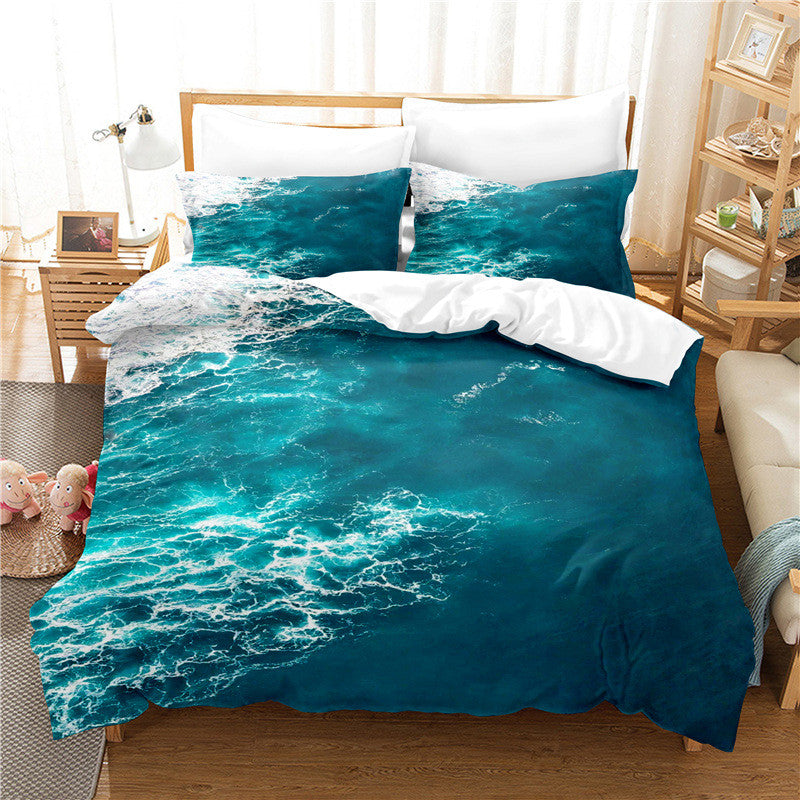 Bedding Set: Ocean Fish - dark blue – Diving Specials Shop