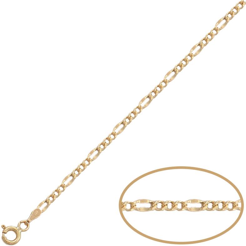 ▷ Cadena de oro plana Tipo Cartier o 3x1 de 2.50mm de mujer – Joyeria Zeller