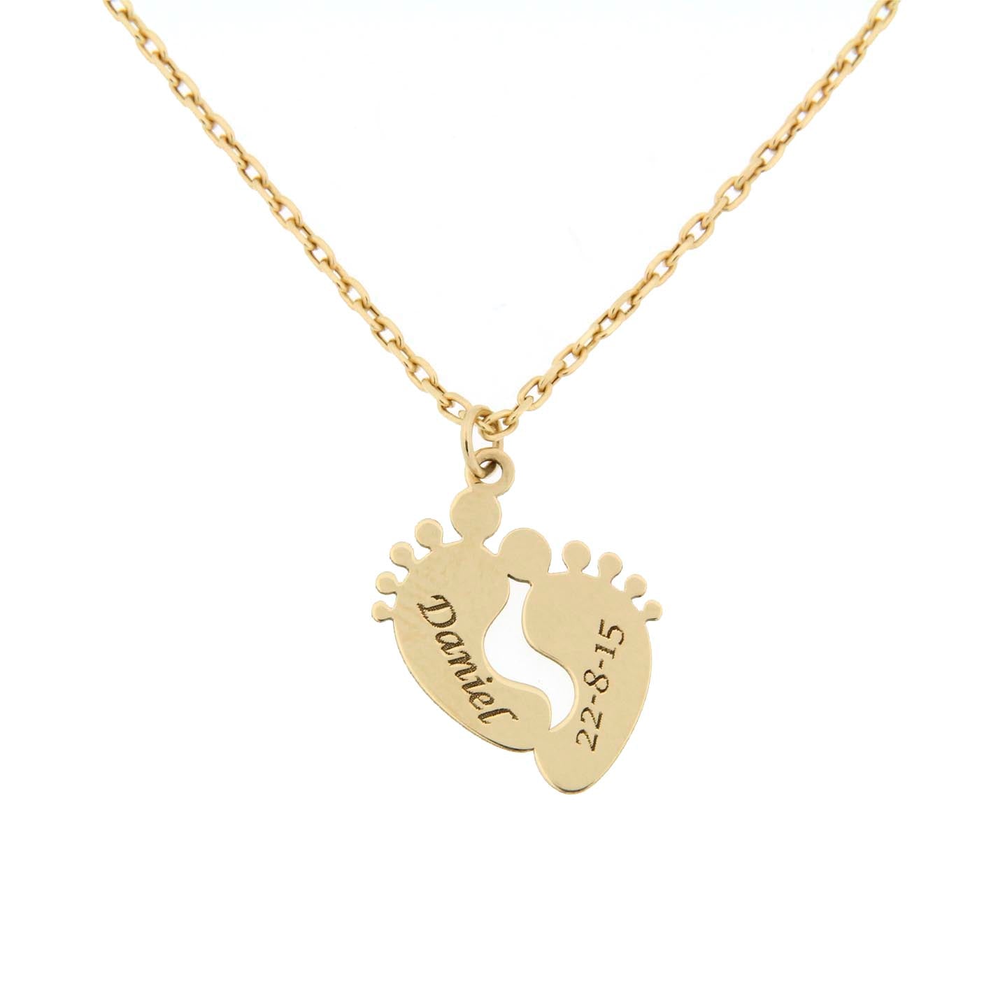 Collar oro 18k personalizable con bebe – Joyeria Zeller