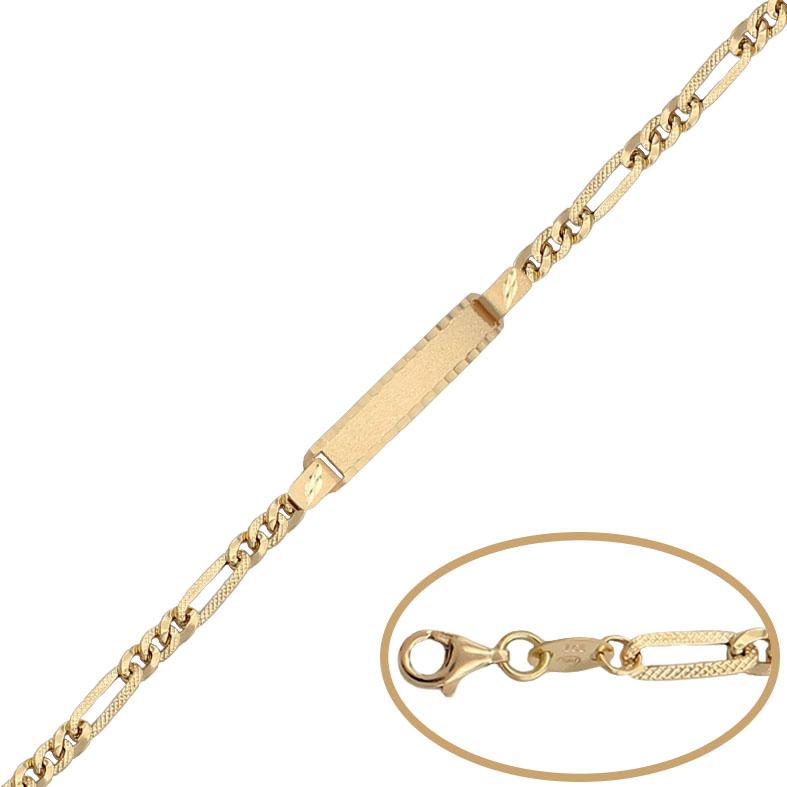 Pulsera Esclava de oro 18k Fígaro de mujer Comprar esclava – Joyeria Zeller