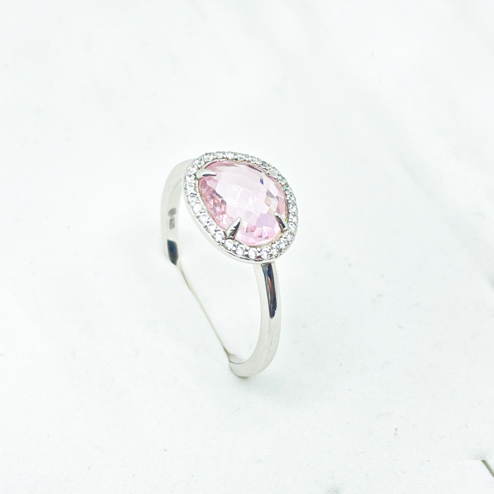 El actual Restricción Asombrosamente ❤️ Anillo de plata circonita rosa para mujer | Comprar anillos Online –  Joyeria Zeller