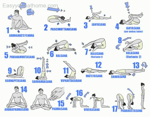 Kriya-Yoga-Posen