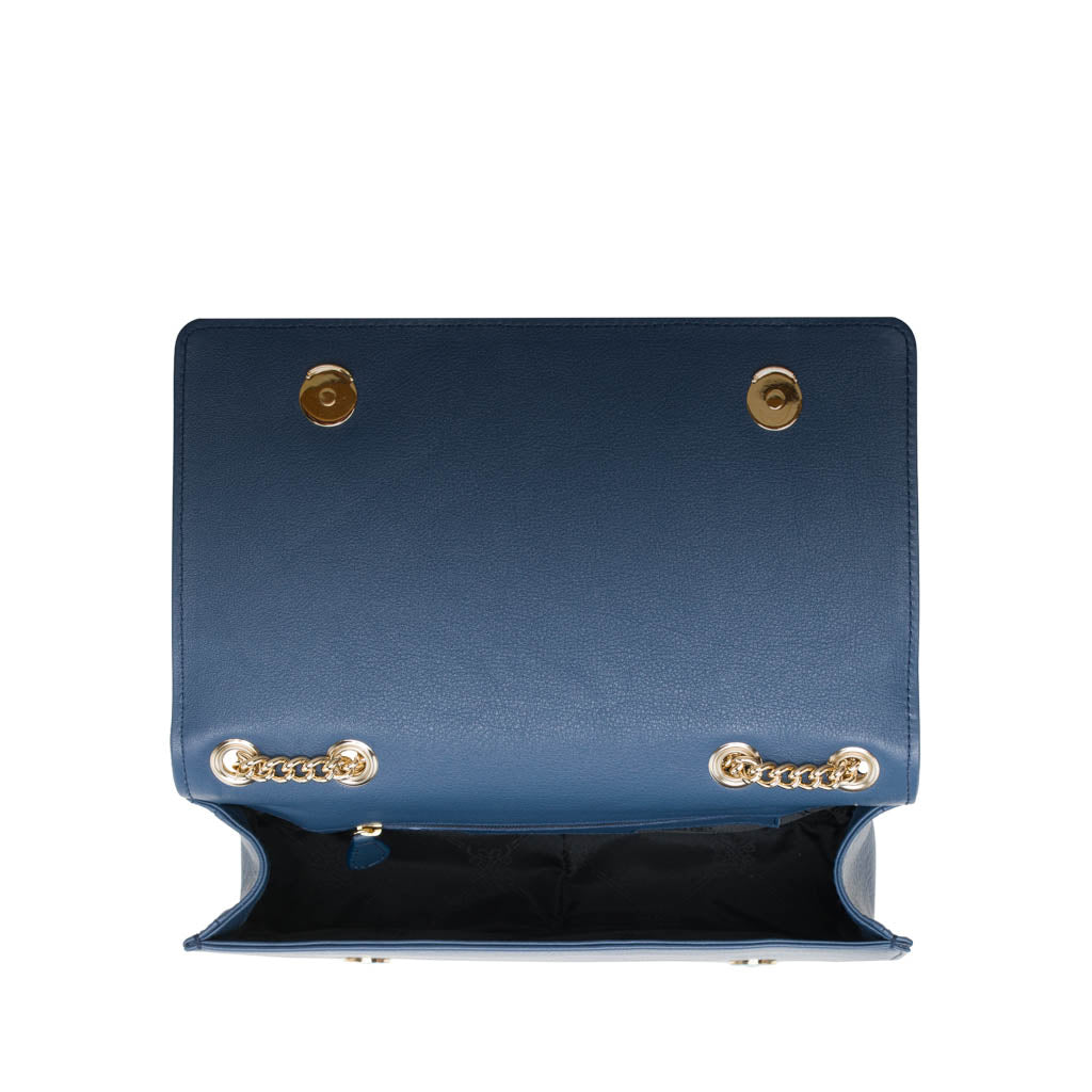 Maddie Blue - Nappa Leather Crossbody Bag | MIRTA