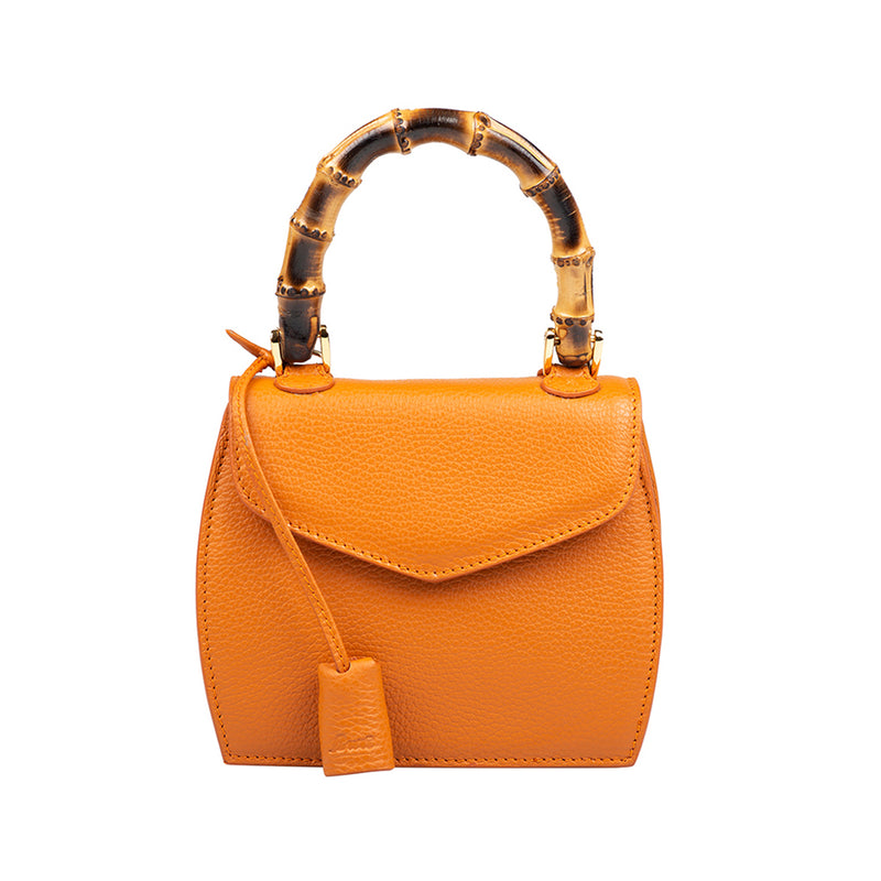 Bella Mini Marigold - Leather Mini Bag | MIRTA