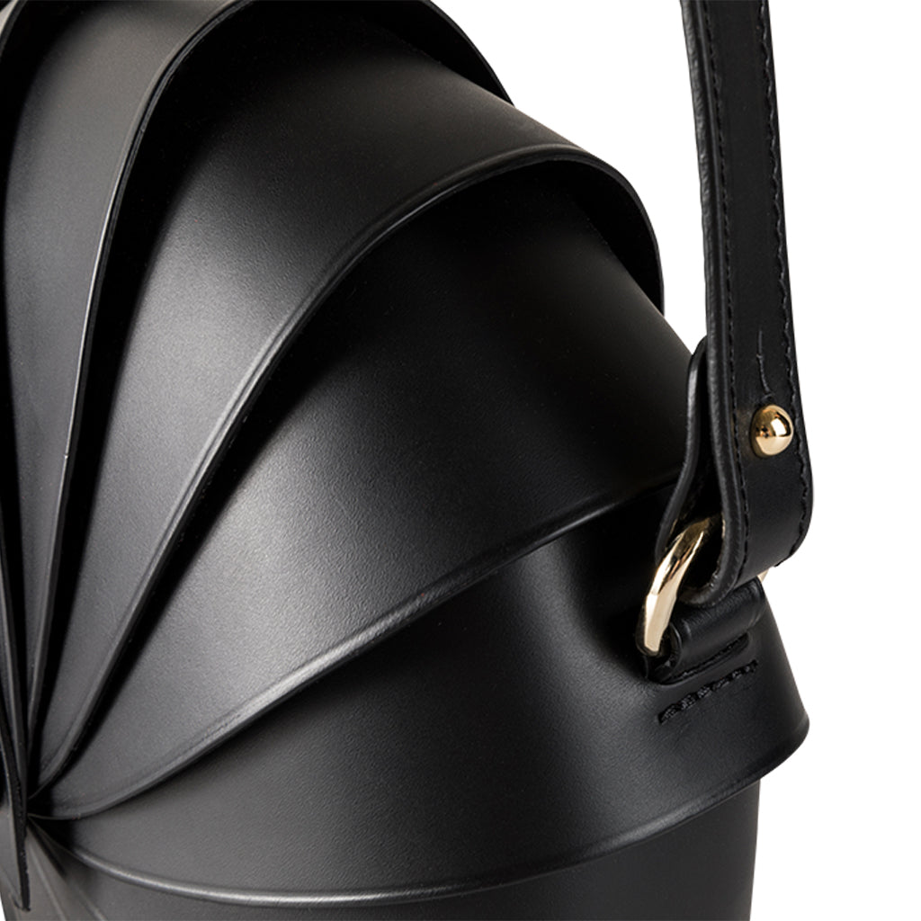 Opera Black - Vachetta Leather Crossbody Bag | MIRTA