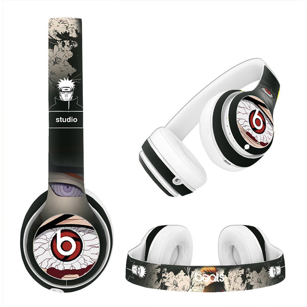 Headphone skins Headphone stickers protective skins for the Beats Solo 2&3  Wireless/Wired(Purple Flower) - KAHHA