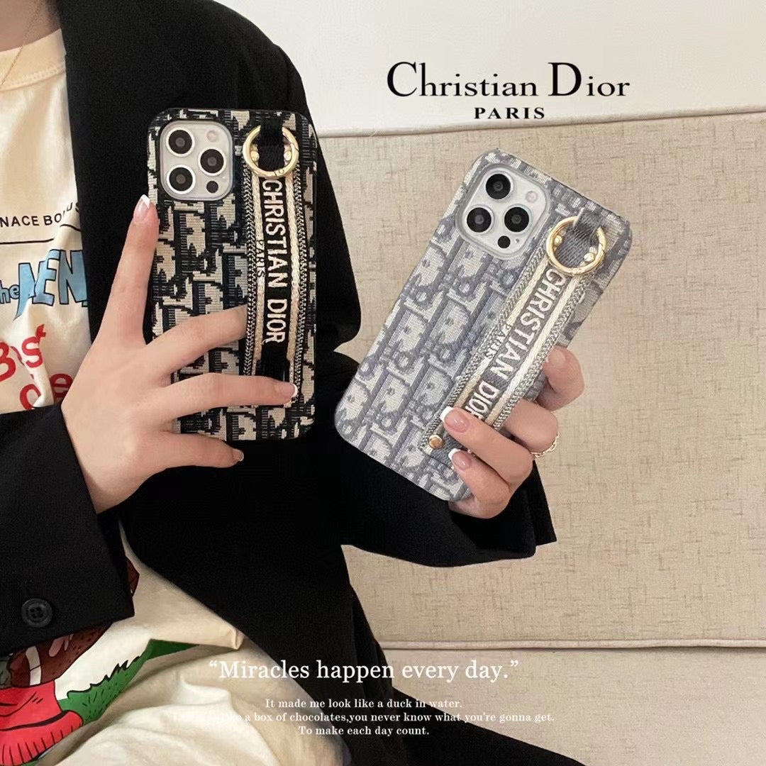 Top-Quality Craftsmanship in Dior iPhone Case with Hand Strap