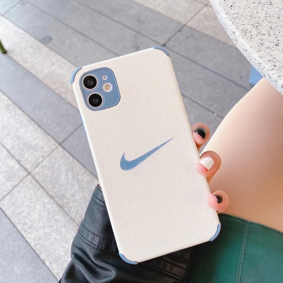 Nike Unique Design Leather Case For Iphone 13 12 11 Pro Max X Xr Xs 8 Any Cases