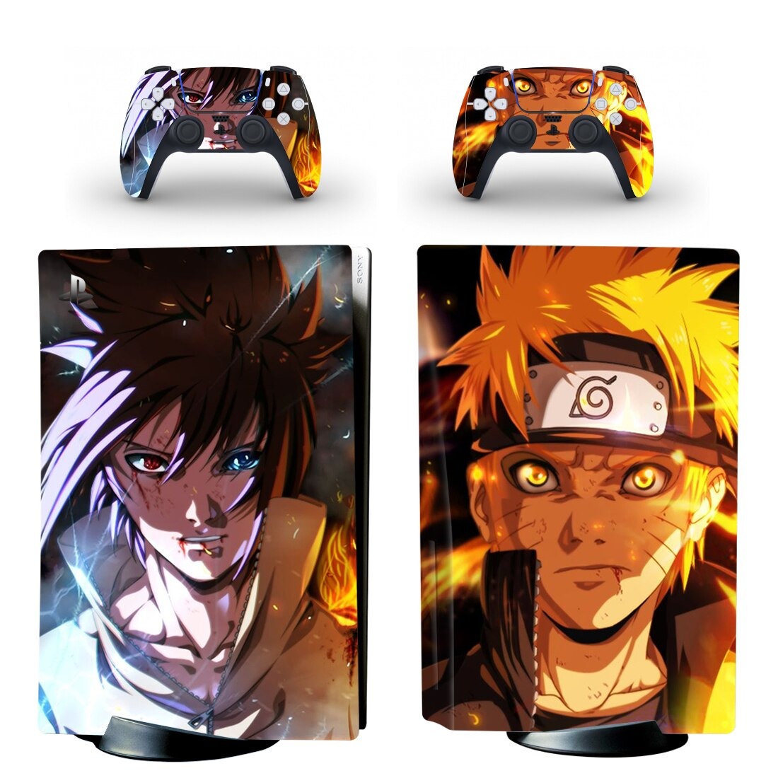 Regular PS4 Slim Pro PS5 Console Controller Red Cloud Skins Stickers Set  Anime Decals Wraps Akatsuki | Wish