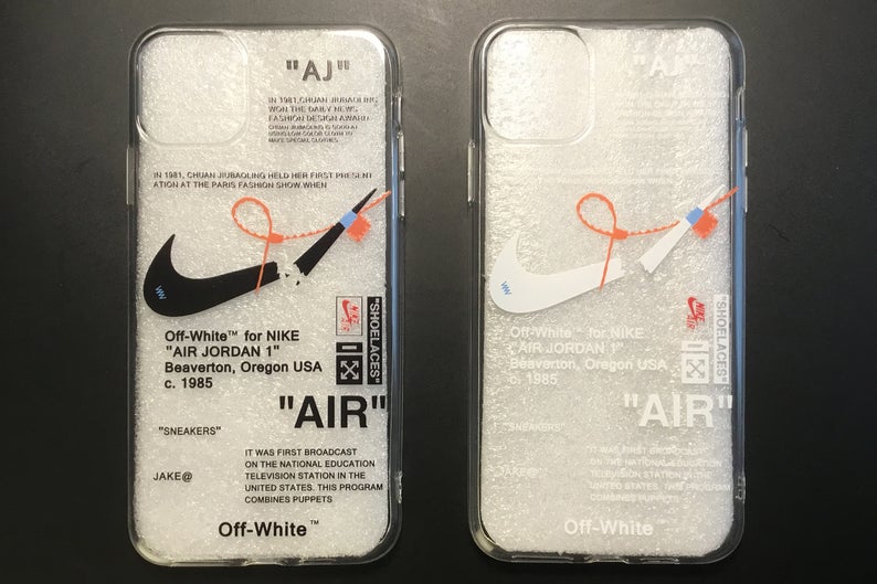 Nike Off White Transparent Case For Iphone 12 11 Pro Max Xs Xr X 8 7 P Best Skins