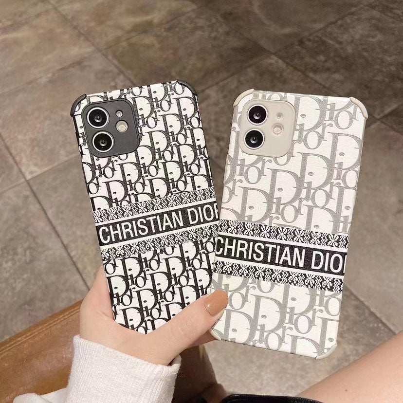 Sleek Fashion Christian Dior Case Cover for iPhone showcasing a modern, stylish design