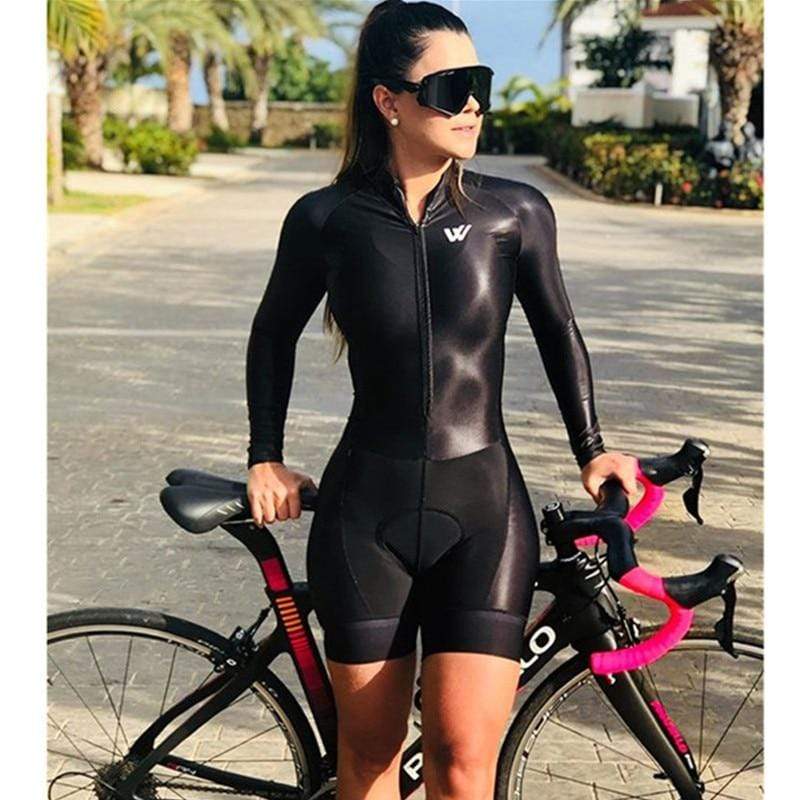 ladies cycling suit