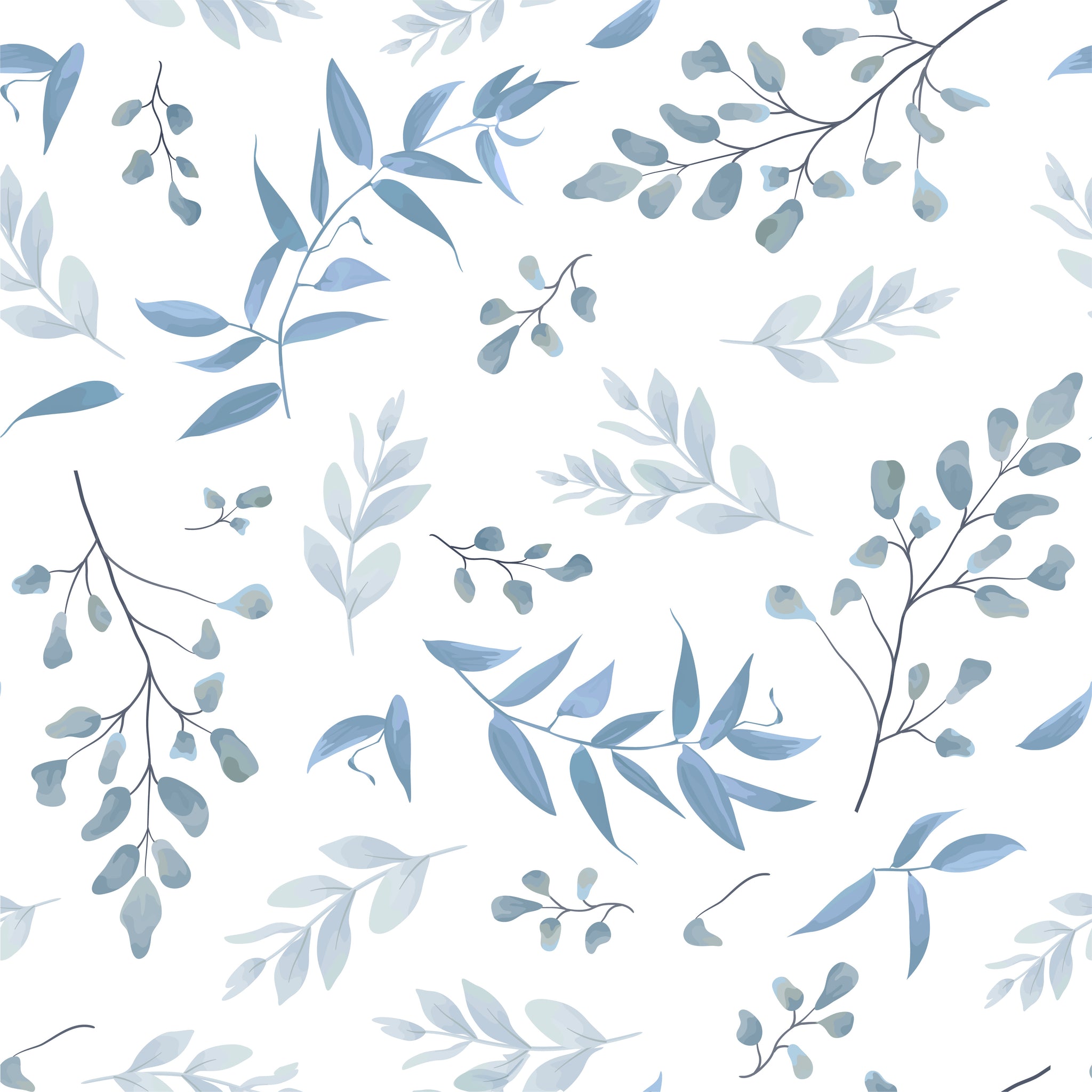 Forest Leaves (several colourways) | Removable PhotoTex Wallpaper – Minnie  and Me Interiors