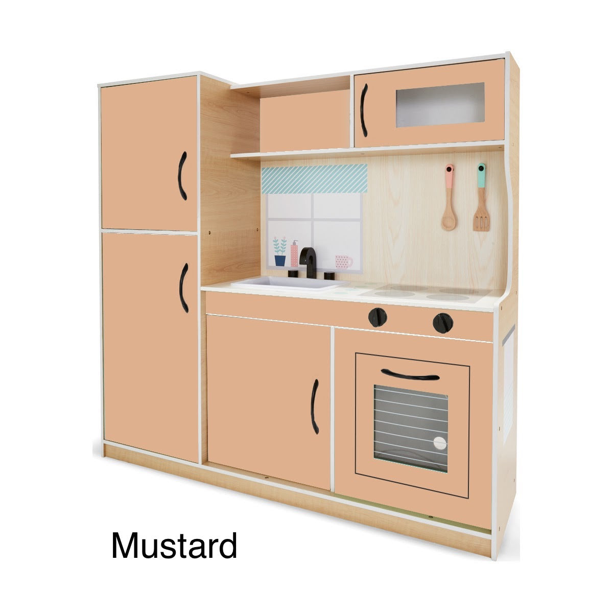 kmart large wooden kitchen playset decals full set removable photo minnie and me interiors rocking chair quartz countertop overhang support requirements