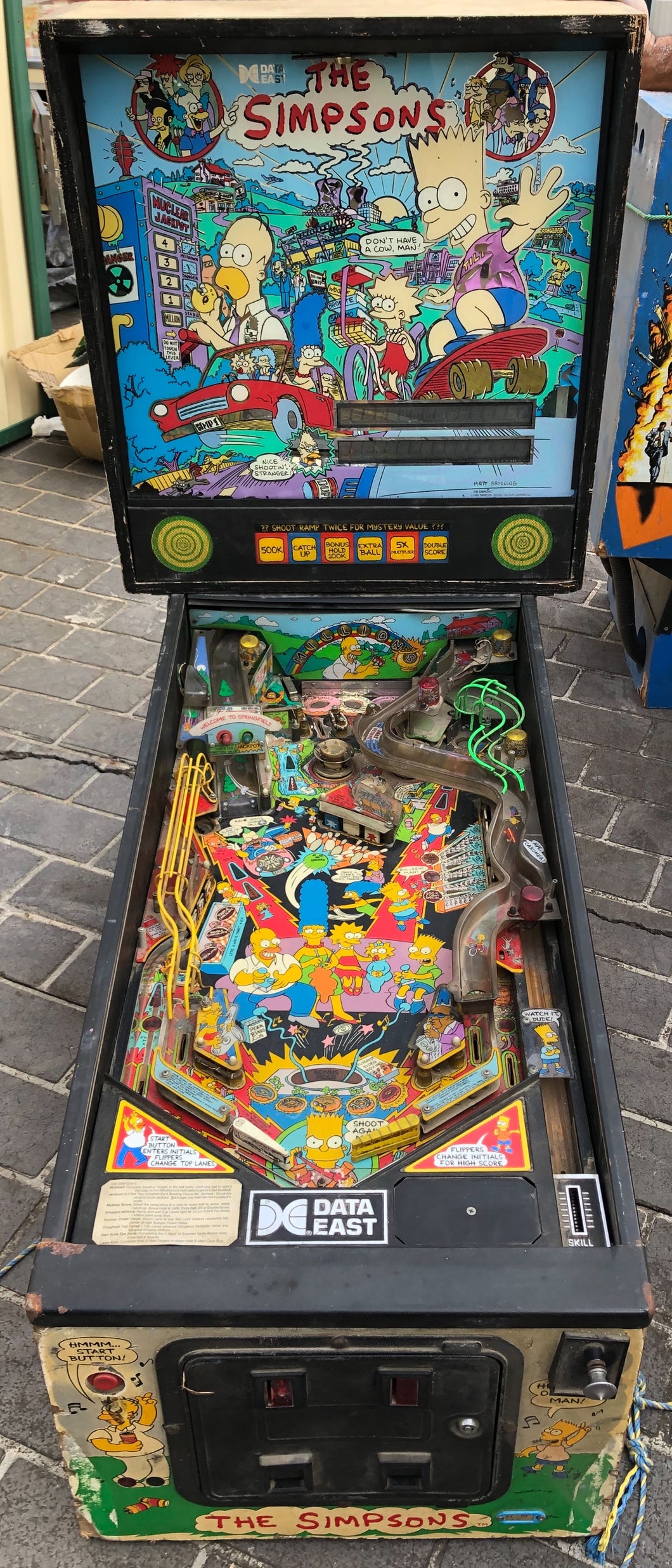 simpsons pinball machine