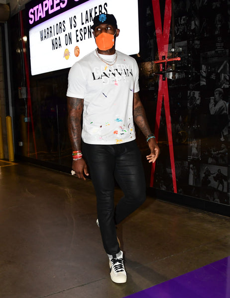 LeBron James photographed wearing a Gallery Dept. x Lanvin T-Shirt