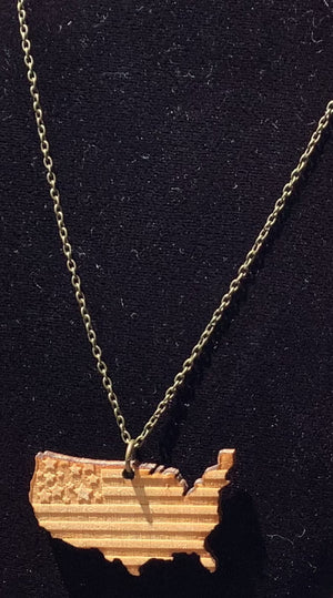 Flag Necklace - The Wheeling Artisan Center Shop