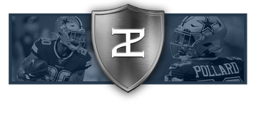 Tony Pollard Dallas Cowboys Men's Navy Any Name & Number Logo T