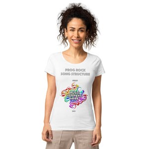 Women’s "Music Happens Here" organic t-shirt