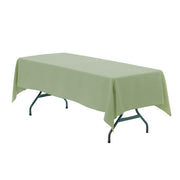 60 x 126 Inch Rectangular Polyester Tablecloth Sage - Bridal Tablecloth