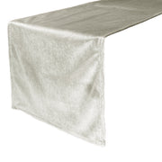 14 x 108 Inch Royal Velvet Table Runner Ivory 