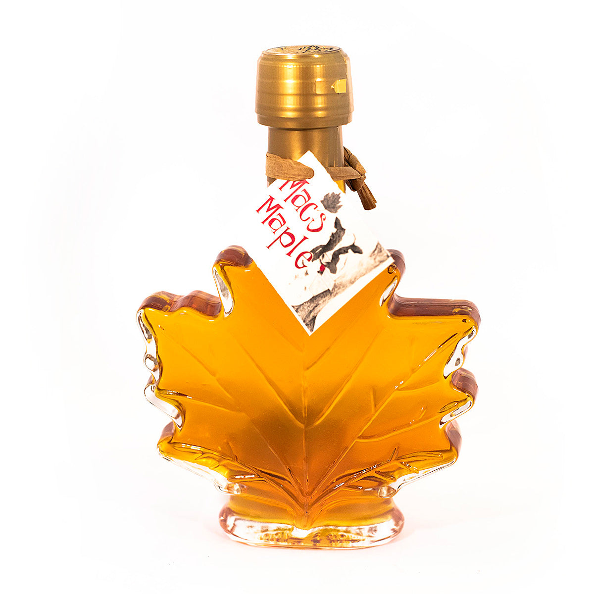 Glass Maple Leaf Nh Maple Syrup Mac S Maple