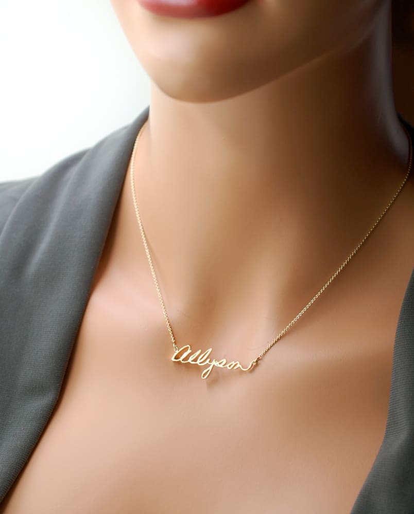 gold actual heartbeat necklace
