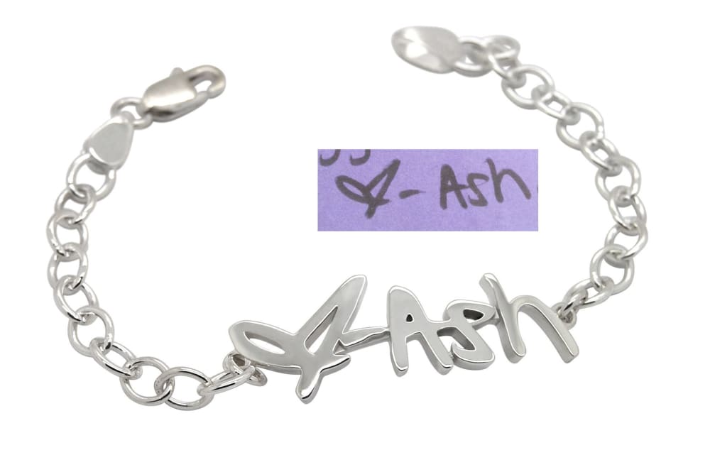 personalized silver bracelets