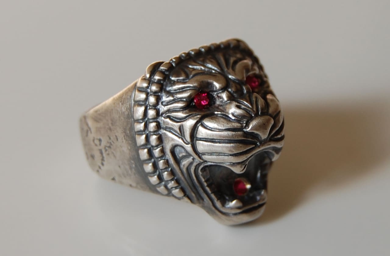 Assyrian Lion Ring