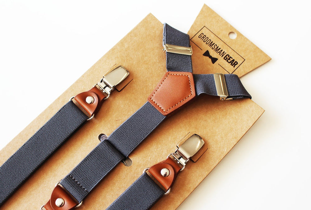 For MEN'S Adjustable Suspenders Braces + Bow Tie Set Adults UK SELLER ORANGE  | eBay