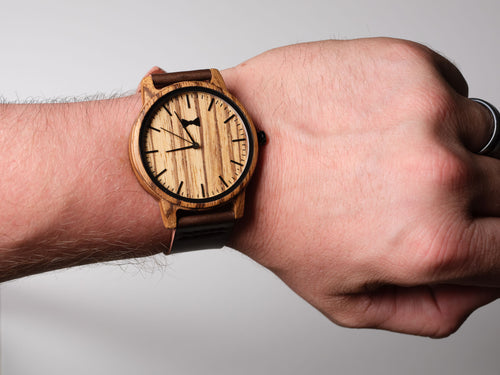 Groomsmen Gift Watch Zebrawood