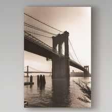 Load image into Gallery viewer, 47&quot; H x 30&quot; W Chris Bliss Brooklyn Bridge 2 by Chris Bliss - Photograph on Canvas
