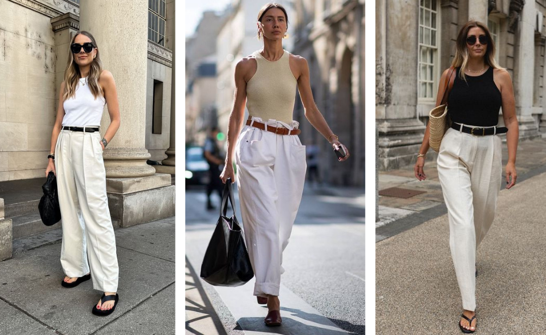 Look elegante pero a la moda con tank tops