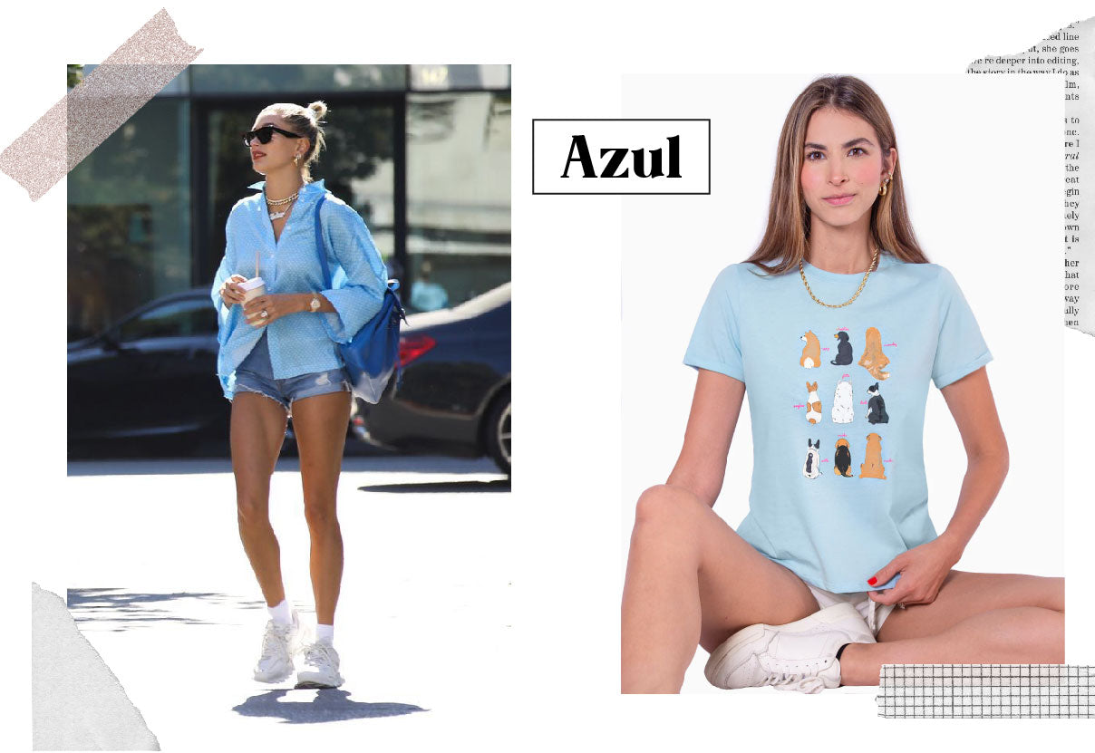 Outfits de color azul