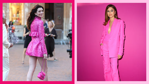 Outfits hermosos con prendas en color fucsia y rosado