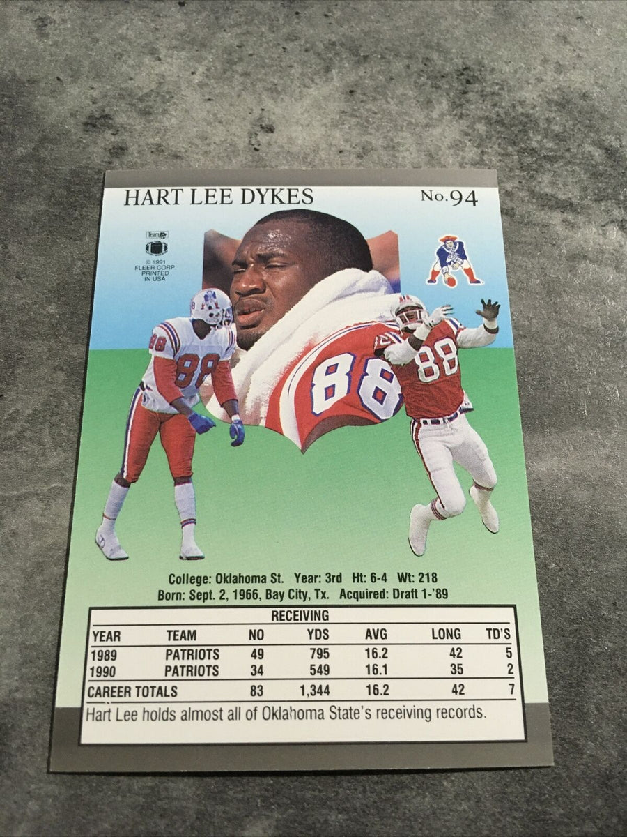 Hart Lee Dykes Patriots 1991 Fleer Ultra #94 – DA PHOENIX CARD SHOP