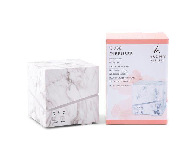 Aroma Natural Cube Marble Effect Diffuser Manjimup Homemakers