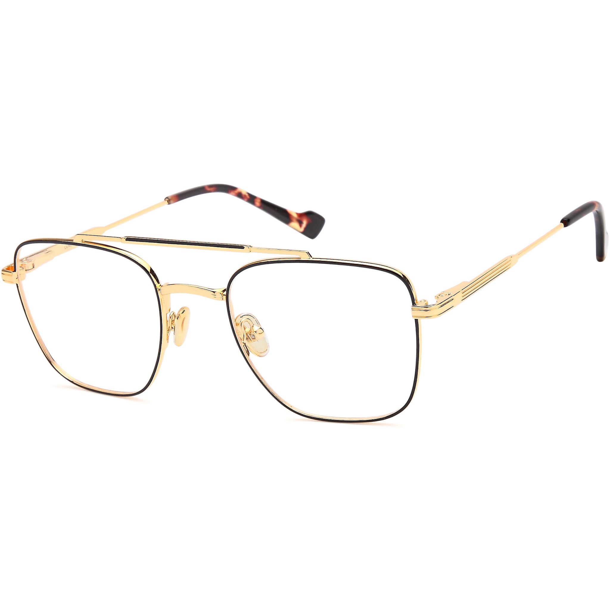 Ray Ban Eyeglasses RayBan Men's Aviator-Metal-II RB6489 3094 Rose Gold  55-14mm | EyeSpecs.com