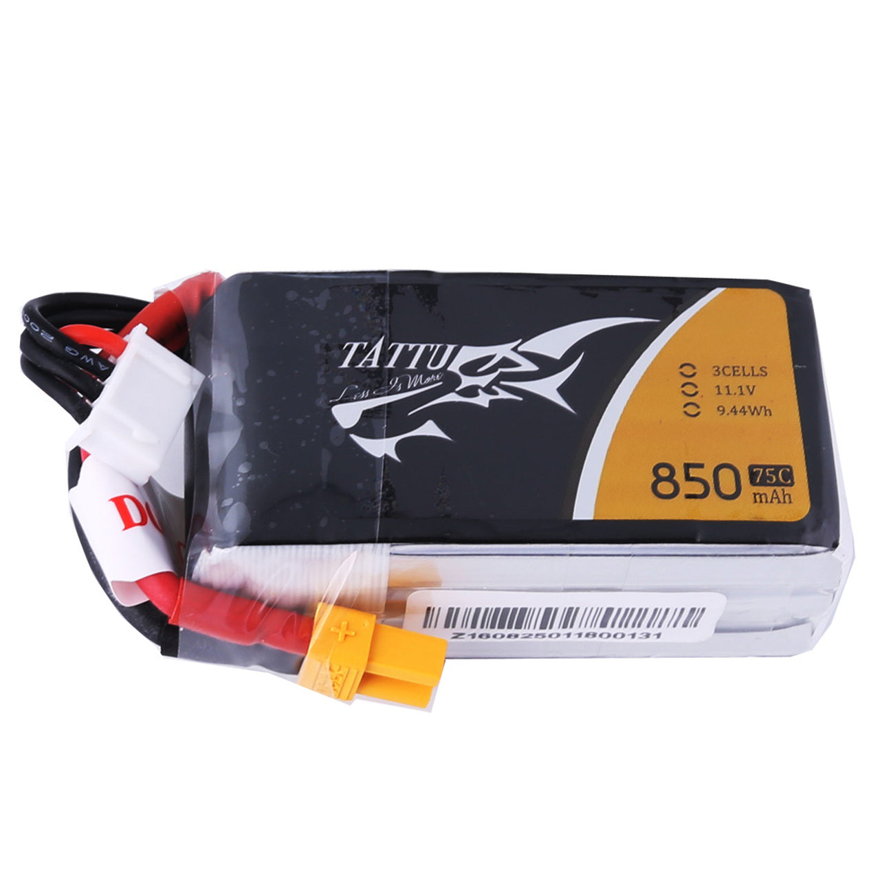 Batterie Lipo Tattu 3S 2300mAh 11.1V 75C - XT60 