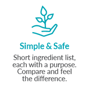 MAGSOL simple and safe ingredients