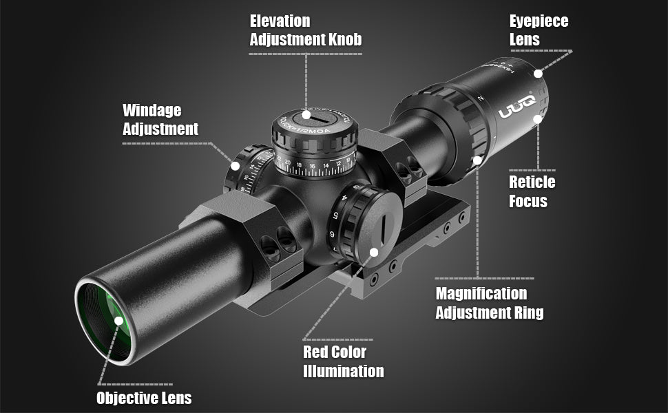 1-8x24 SFP LPVO Rifle Scope