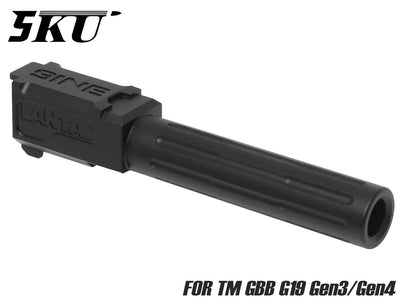 5KU Lantacタイプ 9INE アルミCNC アウターバレル for TM G19 Gen3/Gen4