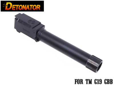 DETONATOR G19 Silencer Coタイプ アルミアウターバレル -BK(14mm逆ネジ付) (2022Ver)