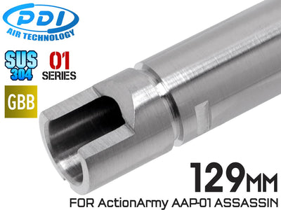 PDI 01シリーズ GBB 超精密ステンレスインナーバレル 129mm ActionArmy AAP-01 ASSASSIN