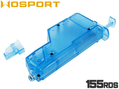 WoSporT ピストルマガジン型 ラージBBローダー 155Rds ブルー