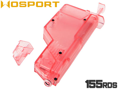 WoSporT ピストルマガジン型 ラージBBローダー 155Rds ピンク